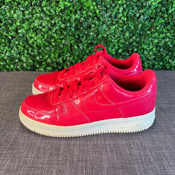 Nike Air Force 1 '07 LV8 UV Siren Red 9.5M 11W AJ9505-600 Rare - Picture 1 of 10